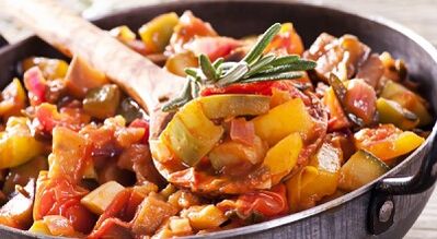 Spezzatino di verdure per la gotta